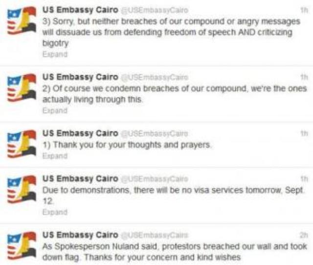 Us-Embassy-Cairo_Tweets-On-Mob-Attack