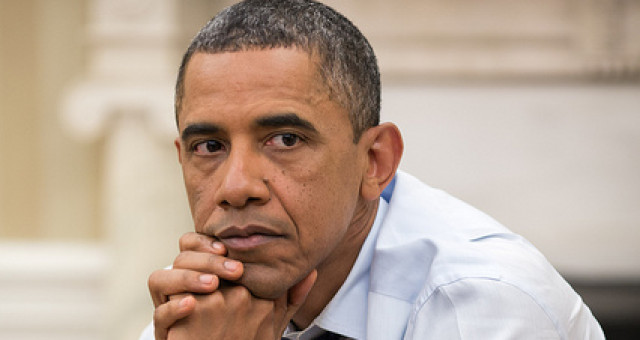 Barack Obama w Gabinecie Owalnym, grudzień, 2012. (Official White House Photo by Pete Souza)