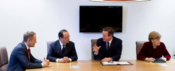 Tusk, Hollande, Cameron, Merkel