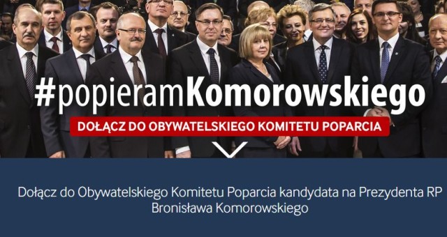 Bronisław Komorowski jest kandydatem "obywatelskim"