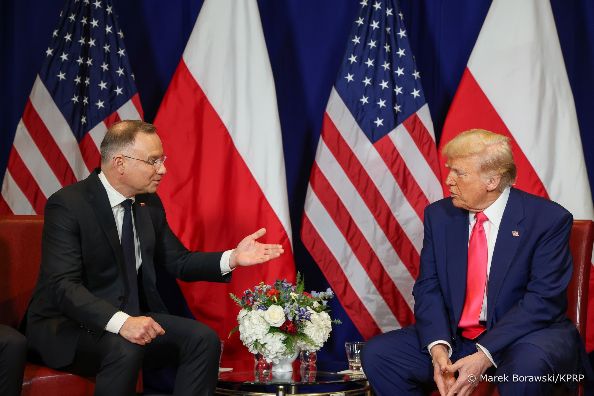 „Potwierdził bliski sojusz”. Prezydent Duda spotkał się z prezydentem Trumpem