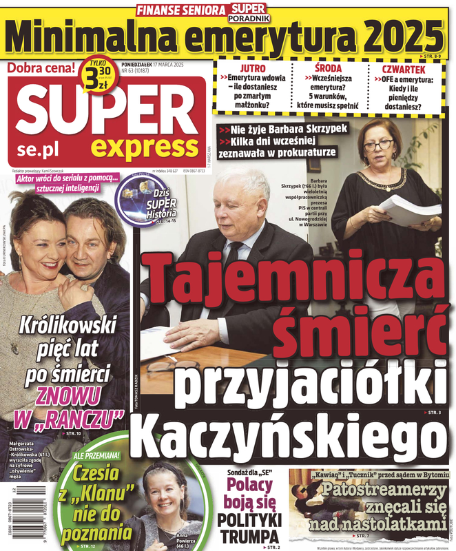 STAN GRY: IBRiS w RZ: Aż 57,5 proc. badanych twierdzi, że żyje im się gorzej, Flieger: Ślepa uliczka rozliczeń, WP o Totalizatorze, GW o kłopotach Szejny