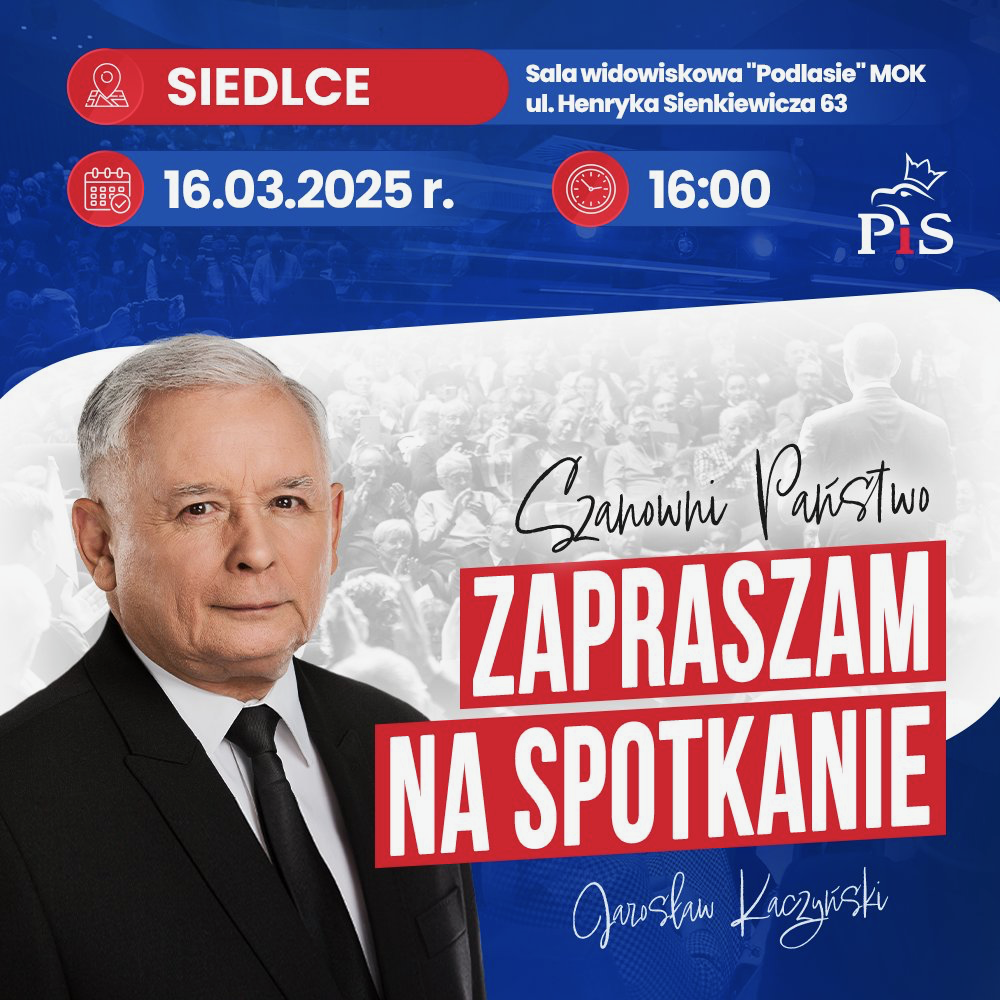 Polityczny plan niedzieli: Kaczyński rusza w trasę, Nawrocki w trzech województwach