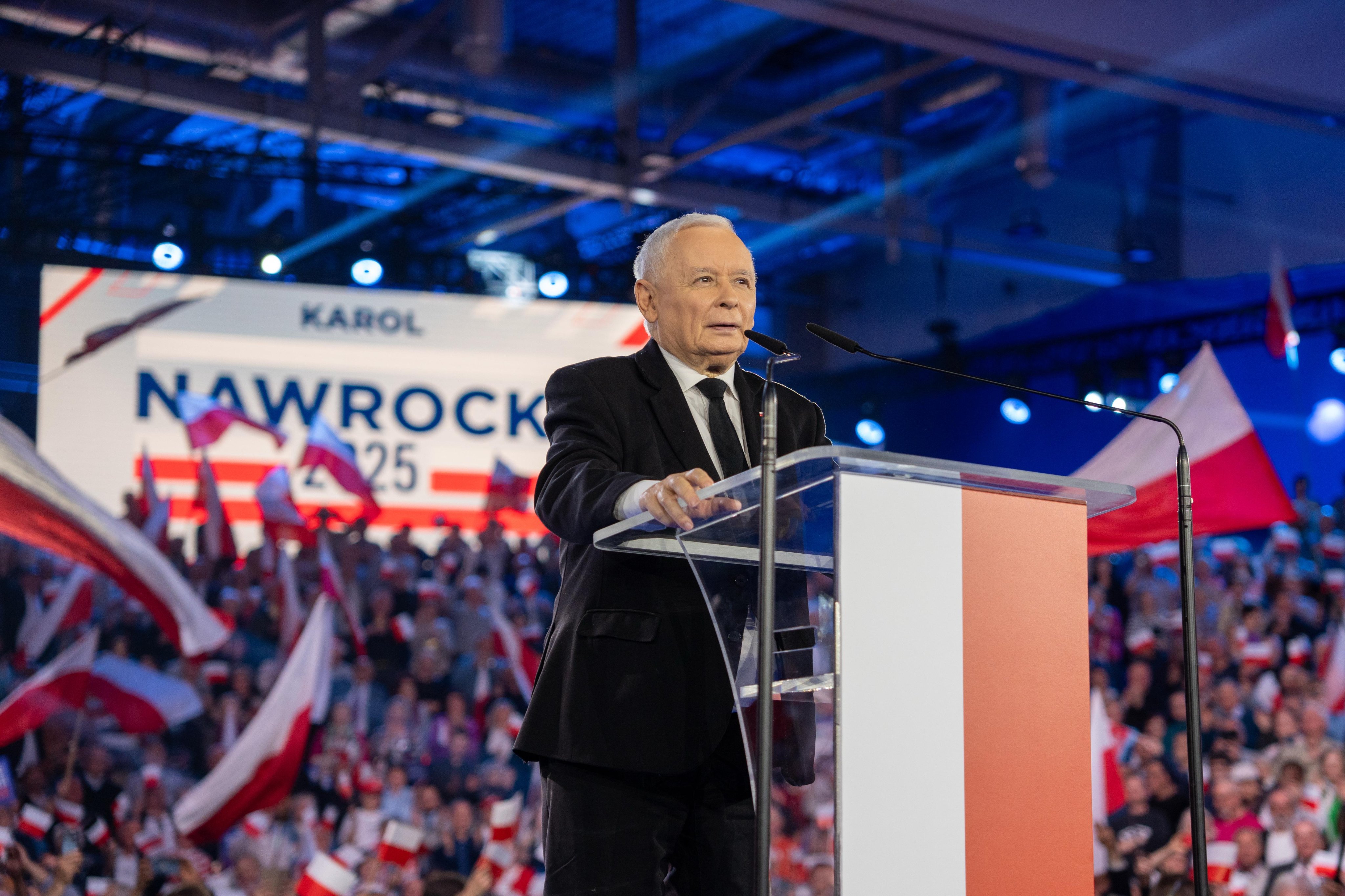 "Poland&#39;s interest is at stake in these elections." Kaczyński at Nawrocki&#39;s convention