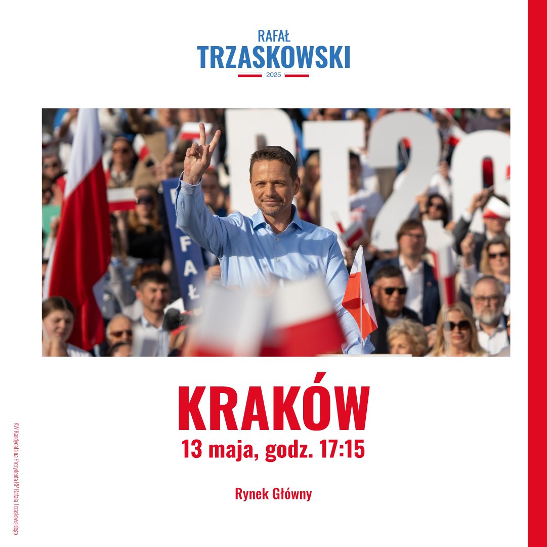 Polityczny plan wtorku: Trzaskowski w Krakowie, Nawrocki w Zabrzu, Q&A z Mentzenem, Hołownia na Podlasiu, rząd znów o deregulacji