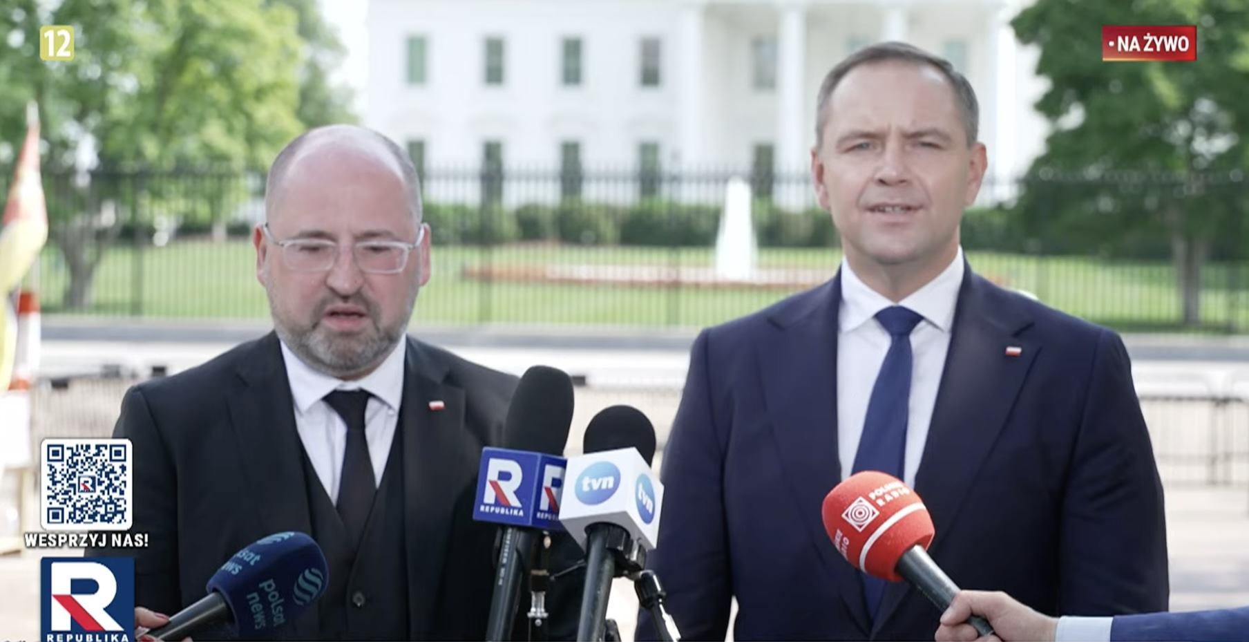 „Przyszły prezydent zadba o relacje polsko-amerykańskie, rząd Tuska doprowadził je do ciężkiej sytuacji”. Nawrocki po rozmowach w Białym Domu
