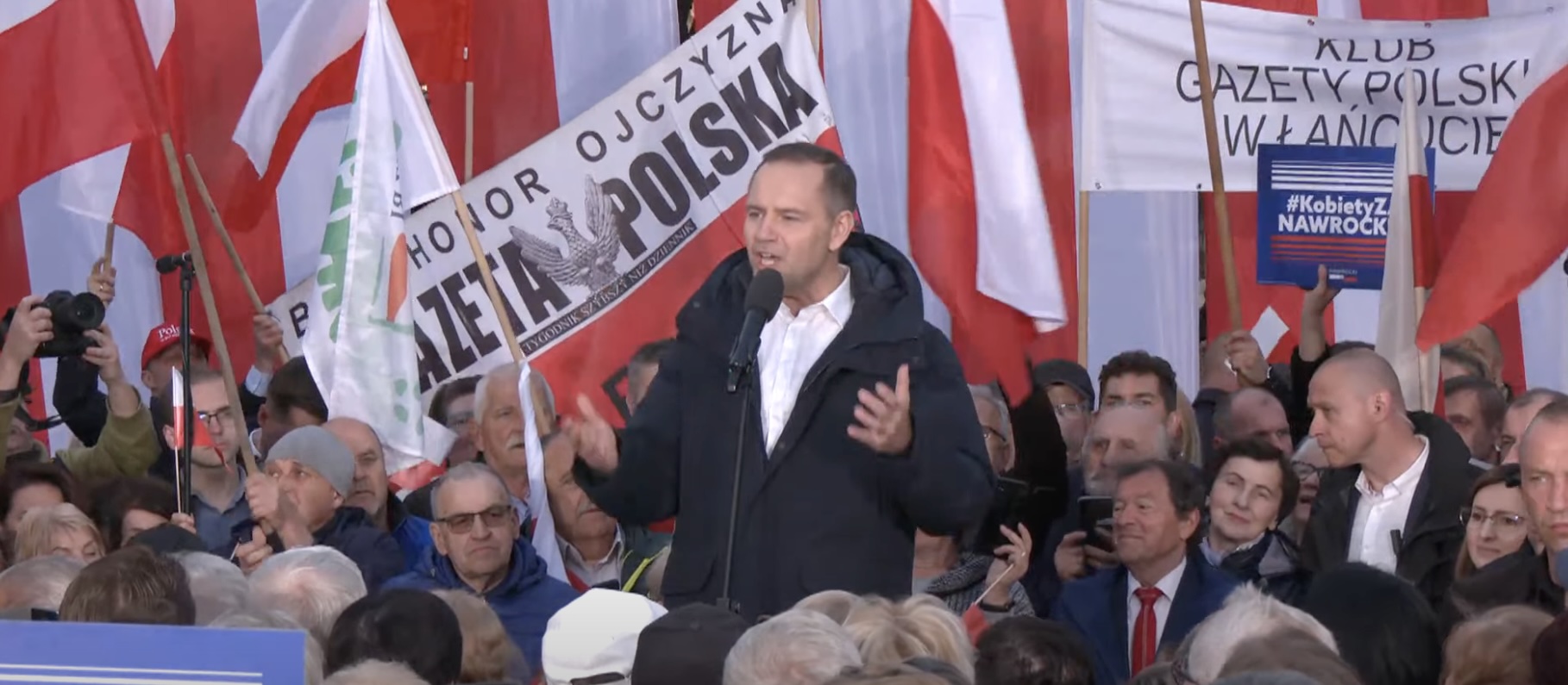 Nawrocki: Domknięcie systemu Tuska i zainstalowanie w Pałacu Prezydenckim Trzaskowskiego jest końcem Polski, jak znamy