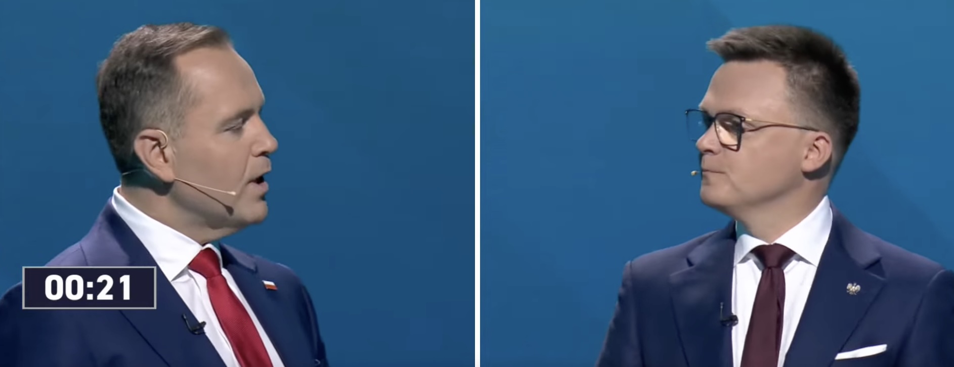 Nawrocki w odpowiedzi na pytanie Hołowni mówi o filmie wyjaśniającym sprawę mieszkania