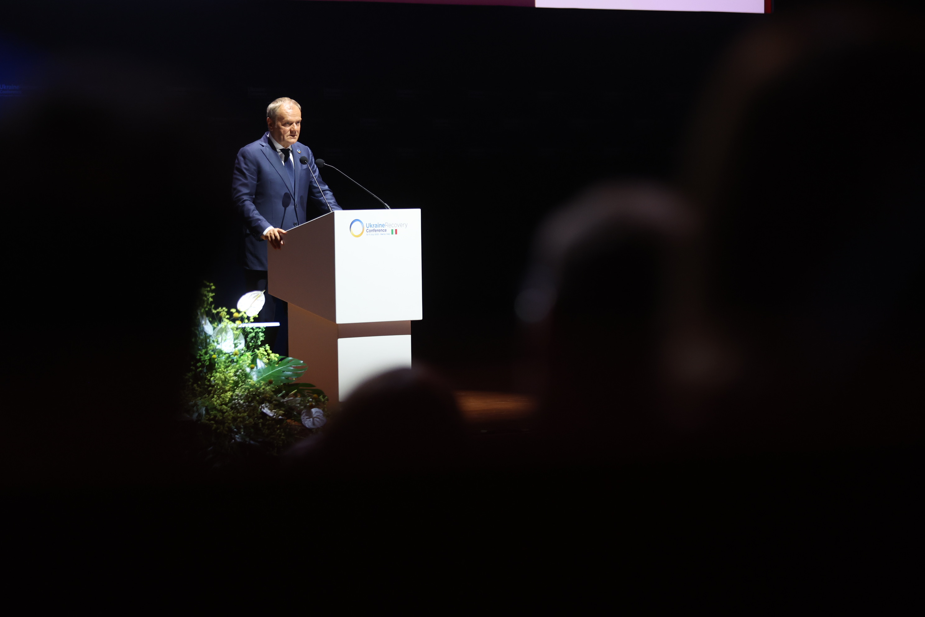 "There is no reconstruction without victory." Tusk at the conference in Rome