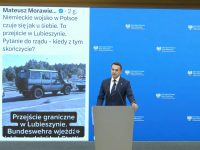„Dezinformacja, która precyzyjnie wpisuje się w przekaz propagandy rosyjskiej”. Szłapka pokazuje wpis Morawieckiego
